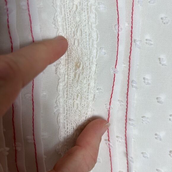 Matilda Jane Light The Way Swiss Dot Top Size M - Picture 5 of 7